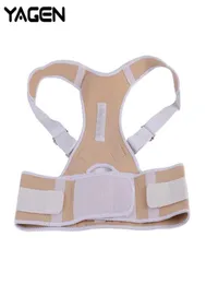 Justerbar magnetisk hållningskorrigering korsett Back Brace Belt Lumbal Support Straight For Men Women SXXL4183680