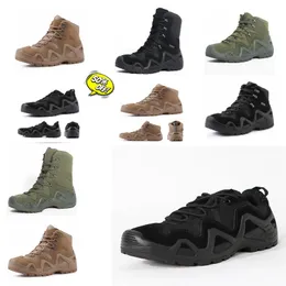 Bocots New Mden's Boots Army Tactical Military Combat Bsdoots Outdoor Turining Boots Winter Desert Boots Buty motocyklowe zapatos hombre gai
