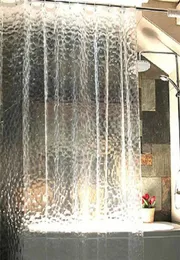 Peva łazienka zasłona prysznicowa Wodoodporna 3 kolory przezroczyste zasłony łazienkowe Wysokiej jakości zasłony prysznicowe 3D 306M1535599