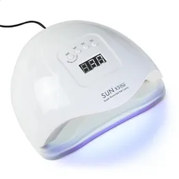 72W SUN X5 PLUS UV-LED-Lampe Nageltrockner UV-LED-Gel-Trockner 10s/30s/60s/99s Timer-Nageltrockner für Pflegegeräte 240305