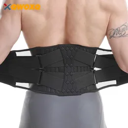 Back Brace Waist Belt Belt Spine Support Men Women Treasable Lumbar Corset Corset Orthopedic Faja Hombre Gym Belts 240226