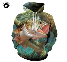 Komik Erkek Hoodie Balık Tarzı Sokak Giyim İnce Sweatshirt 3D Çizgili Bas Baskılı Giysiler Erkek Kadın Hayvanlar Hoodies Drop4785478