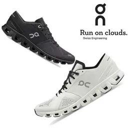 Designer Cloud X1 Correndo Sapatos de Designer para Homens Mulheres Preto Asfalto Cinza Alon Branco Niágara Azul Laranja Mar Verde Azeitona Mens Treinadores Respiráveis Esportes de Estilo de Vida