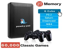 New Pawky Box Pad Retro Video Game Console For PS2 PSP N64 DC 60000 3D Classic Games Player For Windows PC Gaming Consoles Gift H4418973