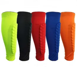Honeycomb Calf Sports Protection Leg Sleeve MXL Sports Leg Protection 5 Color Basketball Football Shin Pads AntiCrash Leg Suppor6249412