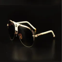 luxury New 2017 Sunglasses Leather Women Men Fashion Glasses Vintage Anti UV Mens Sunglasses Brand Designer 1938298