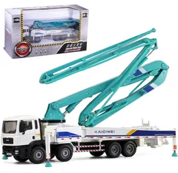 KDW DIECAST Alloy Concrete Pump Truck Car Model Toy Toy Engineering Motor 155 Scale for Xmas Kid Birthdy Boy Gift Collection 62501940123
