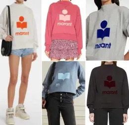 Isabel Marant1 AW Designer Fashion Sweatshirt Cotton Hoodie جديد Isabels Marants Classic Sweater Letter