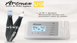 Artmex V9 Kalıcı Mikrobladlı MTS PMU Dijital Kalıcı Makyaj Dövme Makinesi Mikro Blading Kalem Kaş Eyeliner Lips4034040