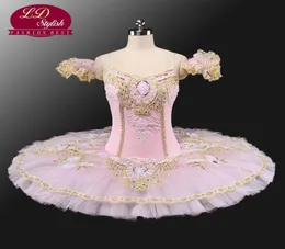 الكلاسيكية TUTU Professional Girls Flower Flower Ballet Tutu Performance Performance Comple Comple Sleeping Beauty Pancake Tutu Costume LD00013758068