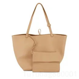 The Row borse firmate di lusso borsa tote bag in vera pelle di alta qualità di grande capacità per le donne portafoglio piccolo portamonete grigio bolso borsa a tracolla popolare calda morbida xb146 C4