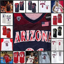 0 Bennedict Mathurin Basketball Jersey Arizona Wildcats sydd college tröjor 2022 NCAA Basketball Wears