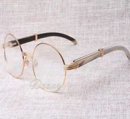 2019 New Retro Frame Highend Fashion Mixedangle Classes 7550178 الذكور والإناث نماذج مستديرة للنظارات الحجم 5722135mm8454640