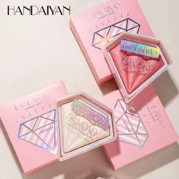 HANDAIYAN Diamond Glitter Highlighter Powder Face Makeup Highlight Glow Shine Metallic Brighten Body Contour Luminous Corrector 240229