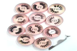 Mink Lashes 3D Eyelashes Mink Lashes Box قم بعمل رابط لعلامة Beauty Tool7283193