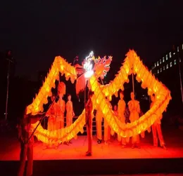 18m size 3 For 10 people Chinese Spring Day LED lights Dragon silk print fabric Light DRAGON DANCE Dragon Folk Festival Celebratio7662941