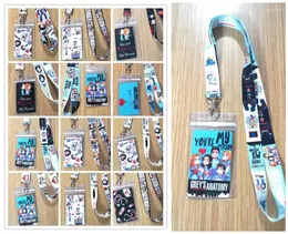 Keychains 1pcs Grey's Anatomy Doctors Named Card Holder Identity Badge With Lanyard Neck Strap Bus ID Holders Key Chain