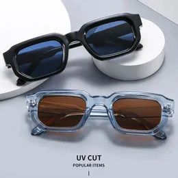 Outdoor Eyewear Fashion Retro Small Square Frame Sunglasses Women Shades UV400 Protection Vintage Punk Men Sports Y2K Sun Glasses
