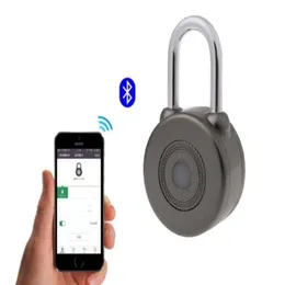 Dörrlås Electronic Wireless Lock Keyless Smart Bluetooth Padlock Master Keys Types With App Control for Bike Motorycle Home Door571 DHE0W