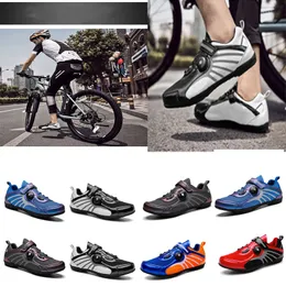 Designer Cycling Shoes Men Sports Dirt Road Cykelskor Flat Speed ​​Cycling Sneakers Flats Mountain Bicycle Footwear Runn Gai