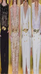 Moda ajustável Zuhair Murad combinando metal GoldSilver deixa cintos baratos de alta qualidade para vestidos de casamento Cinto de noiva Sas407543593881