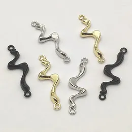 Charms ankomst! 35x11mm 100 st zinklegeringsgeometri -kontakter för handgjorda halsband/örhängen DIY -delar smycken Fyndkomponenter