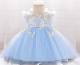 Детское платье принцессы для крещения ребенка, платье на день рождения первого года жизни, праздничное и свадебное платье для новорожденных девочек, одежда для младенцев Q1223 18987096