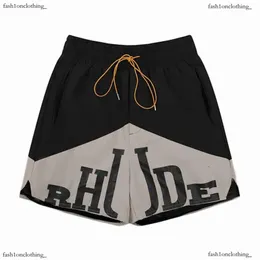 2023 Rhude Shorts Designers Mens 농구 패널 코트 수영 트렁크 땀 Senna Flight Yachting Short Bottoms Buy QJB6 337