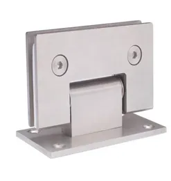 New Stainless Steel 90 Degree of Bathroom Clamp Shower Door Hinges Glass Clip Top Quality5929831