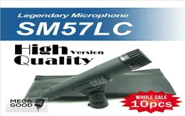 Microfono 10pcslot versão de alta qualidade sm 57 57lc sm 57 sm57lc dinâmico portátil karaokê com fio microfone microfone microfone 9054249