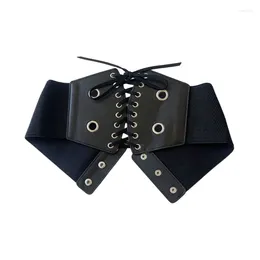 Belts Women Stretchy Waist Belt Vintage Elegant Wide Designer Stretch Rope Decorative Corset With Buckle