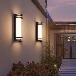 Wall Lamp Modern Outdoor IP65 Waterproof LED Light 40W 85-265V Courtyard Lamps Gate For Terrace Balcony Garden Lighting