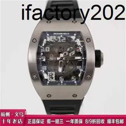 VS Factory Watch Richa Tourbillon Swiss Automatic Movement RM010 Herr Metal Date Display Hollow Mechanical Fashion Single