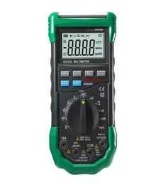 Multímetro digital de alcance automático, alarmes de luz sonora dmm, fusível reajustável, detector de medição de frequência de capacitância 2981609