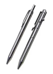 Solid Titanium Alloy Gel Ink Pen Retro Bolt Action Tool Tool School Office Settionery Supplies8934092