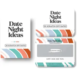 Date-Night-Ideen für Paare, romantisches Geschenk, lustiges, abenteuerliches Kartenspiel mit aufregenden Date-Rubbelkarten-Ideen für Paare und Freundinnen