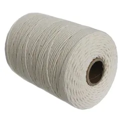 200 m hållbara bagare Twine Spool 100 Natural Cotton String Cooking Rep Food Safe For Making Sausage Presents Wrapping Hang Taggar DIY 3826625