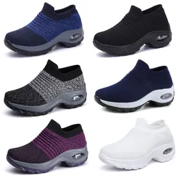 Large size men women's shoes cushion flying woven sports shoes hooded shoes fashionable rocking shoes GAI casual shoes socks shoes 35-43 30