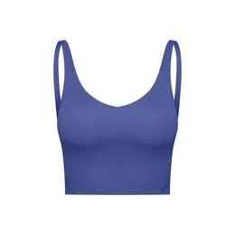 Lu Align Canottiere Canottiere Completo Tinta unita Morbido U-back Reggiseno fitness Allenamento completo Jogging Palestra Sport Yoga Intimo Canotta attillata Jogger Gry Lu-08 2024