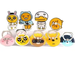 DHL Universal 360 Grad Niedlichen Cartoon Kaninchen Bär Ente Finger Ring Halter Telefon Ständer Halterung Für iPhone 8 Samsung Mobile phone9648000