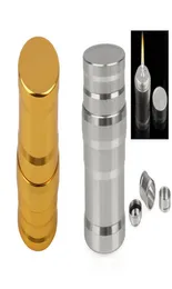 SiliverGolden Переносная мини-алюминиевая металлическая спиртовая лампа, дешевая спиртовая лампа для водяной нефтяной вышки, бонг-труба1656471