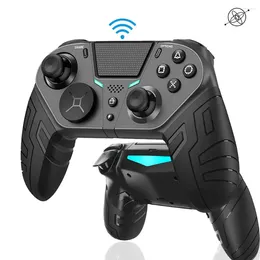 Controladores de jogo Controlador para PS4 PS3 Bluetooth Wireless Gamepad PC Joystick Pro / Slim Console