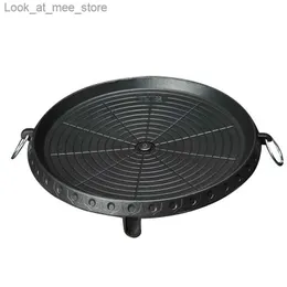 BBQ Grills Korean barbecue plate smokeless barbecue plate used for indoor and outdoor beach parties camping and barbecue Q240305