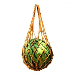 Borse portaoggetti Amache in nylon melone Reti Borsa a rete per calcio Pallacanestro Calcio Pallavolo Consegna a domicilio Giardino domestico Housekee Organiza Dhmuh