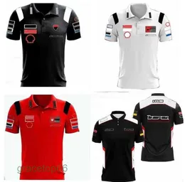 Men's Polos Mens New F1 Racing Polo Shirt Autumn and Winter Short Sleeve Shirt Same Style Customizable Z6rv