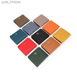 Money Clips Genuine Leather Designer Wallet Women Short wallet Fashion Card Pocket Money Bag Thin Ladies Luxury Clutch Fold wallets Wallets L240306