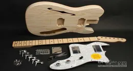 Custom 72 Te Electric Guitar For Kit DIY Unfinished Guitar Kit With Semi Hollow Body 9943831