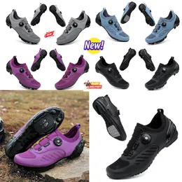 Designer Ciclismo Sapatos Homens Spcorts Dirt Road Bike Sapatos Flat Speed ​​Ciclismo Sapatilhas Flats Mountain Bicycle Calçado SPD Cleats Shoes 36-47 GAI