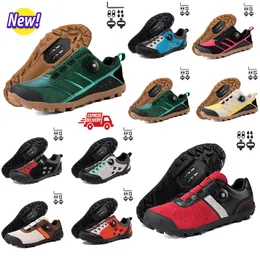 ركوب الدراجات أحذية الرجال Speesd Road Bike Sneakers Flat Carbon Cycling Shoes Mtb Cleats Women Mountain Bicycle Shoes SPD Racing ركوب الدراجات GAI