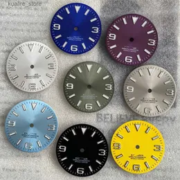 Assista Bandas 28.5mm Sun Padrão 369 Nails Explorer NH35 Dial Acessórios Personalizado S Dial L240307